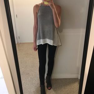 Kimichi Blue grey high necked tank